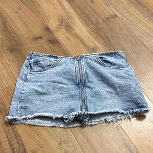 Wild Fable Light Blue Denim Skirt